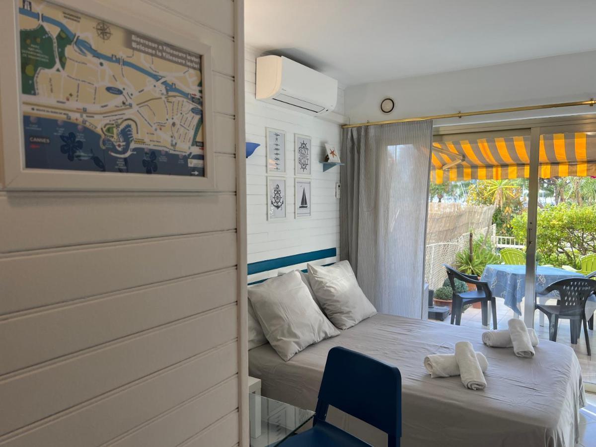 Blue Terrace Apartment - Marina Baie Des Anges Villeneuve-Loubet Bagian luar foto